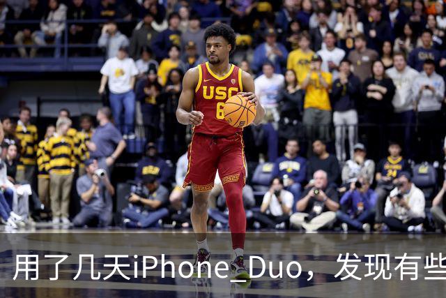 用了几天iPhone Duo，发现有些地方和我想的不一样。