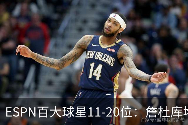 ESPN百大球星11-20位：詹杜库均跌出前十，伦纳德第15，马克西11